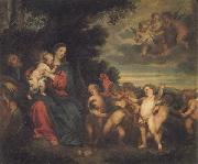 Anthony Van Dyck The Rest on the Flight into Egypt oil on canvas